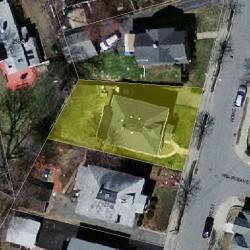 19 Rowe St, Newton, MA 02466 aerial view