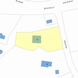 53 Dudley Rd, Newton, MA 02459 plot plan