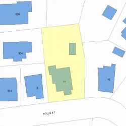 14 Hollis St, Newton, MA 02458 plot plan