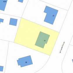 29 Rotherwood Rd, Newton, MA 02459 plot plan