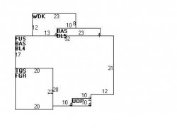 23 Quinobequin Rd, Newton, MA 02462 floor plan