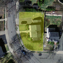 100 Woodcliff Rd, Newton, MA 02461 aerial view