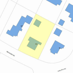 159 Nehoiden Rd, Newton, MA 02468 plot plan