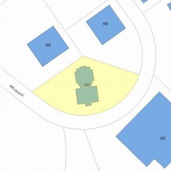120 Wells Ave, Newton, MA 02459 plot plan