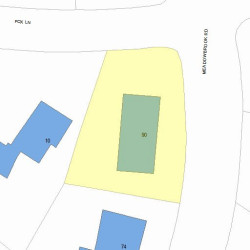 90 Meadowbrook Rd, Newton, MA 02459 plot plan