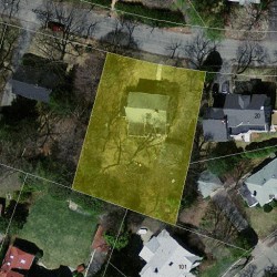 28 Mossfield Rd, Newton, MA 02468 aerial view