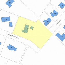 40 Puddingstone Ln, Newton, MA 02459 plot plan