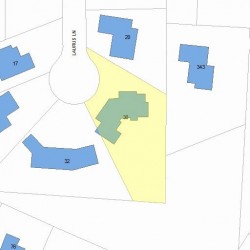 30 Laurus Ln, Newton, MA 02459 plot plan