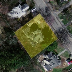 23 Sterling St, Newton, MA 02465 aerial view