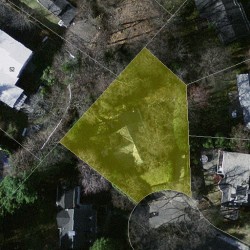 2 Fox Pl, Newton, MA 02459 aerial view