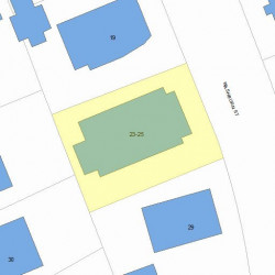 25 Washburn St, Newton, MA 02458 plot plan