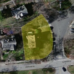 61 Westbourne Rd, Newton, MA 02459 aerial view