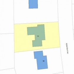 64 Ferncroft Rd, Newton, MA 02468 plot plan