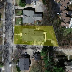 20 Coyne Rd, Newton, MA 02468 aerial view