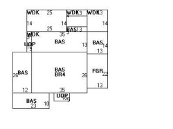 457 Parker St, Newton, MA 02459 floor plan