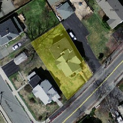 187 Auburndale Ave, Newton, MA 02466 aerial view