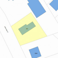 260 Concord St, Newton, MA 02462 plot plan