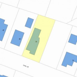 39 Carl St, Newton, MA 02461 plot plan