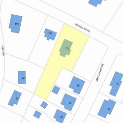 173 Woodland Rd, Newton, MA 02466 plot plan