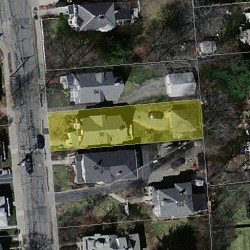 96 Harvard St, Newton, MA 02460 aerial view