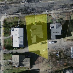 430 Ward St, Newton, MA 02459 aerial view