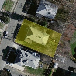 20 Crosby Rd, Boston, MA 02467 aerial view