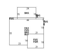 642 Centre St, Newton, MA 02458 floor plan