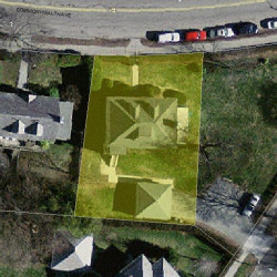 176 Commonwealth Ave, Newton, MA 02459 aerial view