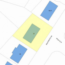 29 Beaconwood Rd, Newton, MA 02461 plot plan