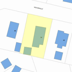 54 Woodbine St, Newton, MA 02466 plot plan