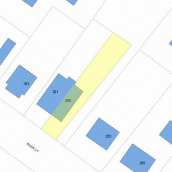 299 River St, Newton, MA 02465 plot plan