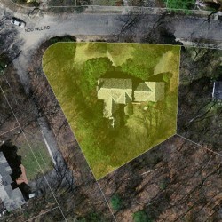 30 Nod Hill Rd, Newton, MA 02461 aerial view