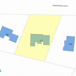 1572 Commonwealth Ave, Newton, MA 02465 plot plan