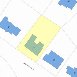 31 Baldpate Hill Rd, Newton, MA 02459 plot plan