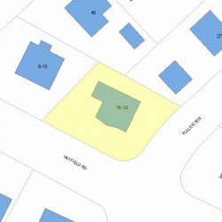 18 Hatfield Rd, Newton, MA 02465 plot plan