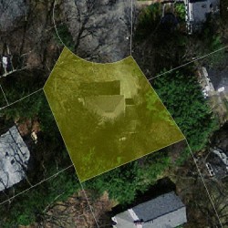 50 Cochituate Rd, Newton, MA 02461 aerial view