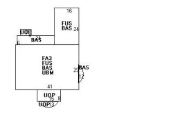 523 Ward St, Newton, MA 02459 floor plan