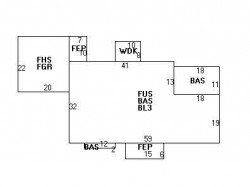 92 Gordon Rd, Newton, MA 02468 floor plan