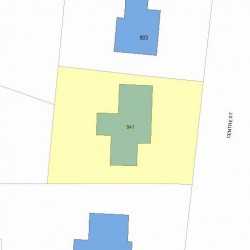 941 Centre St, Newton, MA 02459 plot plan