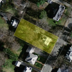 27 Nobscot Rd, Newton, MA 02459 aerial view