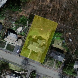 17 Puritan Rd, Newton, MA 02461 aerial view