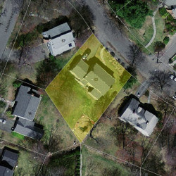 63 Devonshire Rd, Newton, MA 02468 aerial view