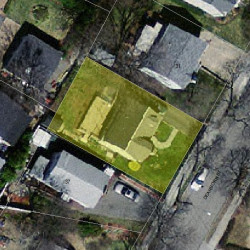 33 Dearborn St, Newton, MA 02465 aerial view