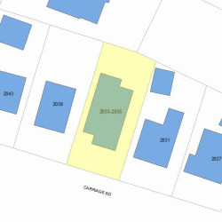 2035 Commonwealth Ave, Newton, MA 02459 plot plan