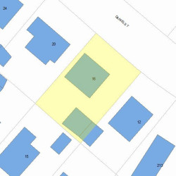 16 Daniel St, Newton, MA 02459 plot plan