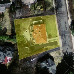 11 Sheffield Rd, Newton, MA 02460 aerial view