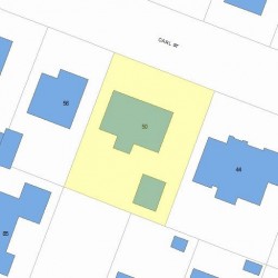 50 Carl St, Newton, MA 02461 plot plan