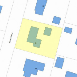 24 Winnetaska Rd, Newton, MA 02468 plot plan