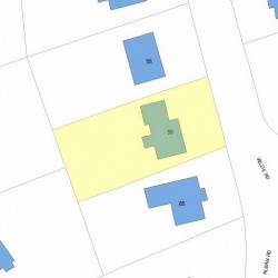 59 Wilde Rd, Newton, MA 02468 plot plan
