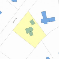 20 Drumlin Rd, Newton, MA 02459 plot plan